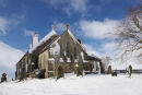 09-0608 The Church of St James the Less in Winter Snow Forest in Teesdale County Durham